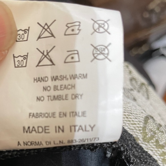 Rare Vintage Gucci Women’s Fedora Bucket Hat, Cloth, w GG monogram. Small - Picture 9 of 9